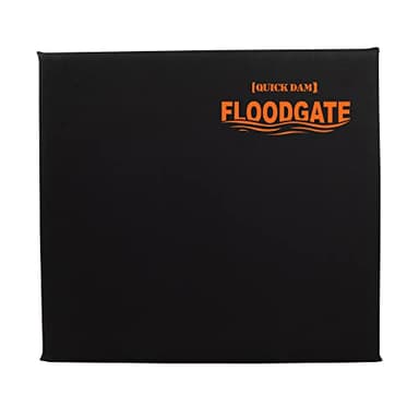 Quick Dam QDFG35 FloodGate, Doorway Flood Guard, 35in-40in Openings, 35" to 40", Black/Orange