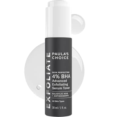 Paula’s Choice CALM 1% Sensitive Skin BHA Liquid Exfoliant, Salicylic Acid Lotion for Large, Clogged Pores, Calms, Soothes Redness, Suitable for Rosacea-Prone, Eczema-Prone Skin, Fragrance-Free, 3.3oz