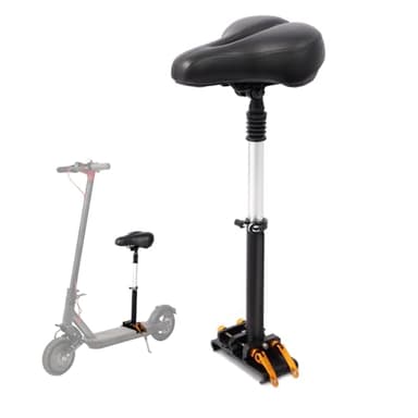 Yungeln New Upgrade Electric Scooter Seat,Adjustable Shock Absorption Seat Compatible with Xiaomi M365 M365 Pro Electric Scooter Fits 5.5"-6.2"