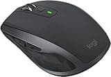 Logitech MX Anywhere 2S Wireless Mouse for Windows and Mac with Dual Connectivity, Built-In Battery 500mAh, 400 DPI Hyper-Fast Scrolling Mouse - 910-005132 (Renewed)