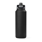 ZULU Powerfill Pro 40oz Stainless Steel Water Bottle with Quick Fill Lid, Triple Walled Vacuum Insulated Metal, Leak Proof Locking Lid, Sip and Chug, Reusable BPA Free, Black
