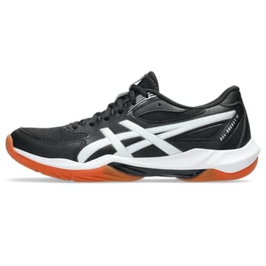 ASICS Women's Gel-Rocket 12 Volleyball Shoes, 7.5, Black/White