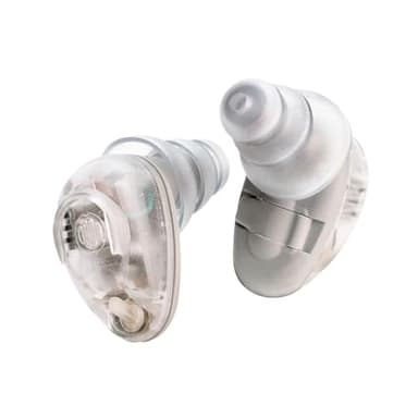 Lucid Hearing Enlite Deluxe OTC in-The-Ear Hearing Aids, Clear - for Adults with Mild to Moderate Hearing Loss - Includes 2 Listening Profiles & Up to 20 Hours of Battery Life