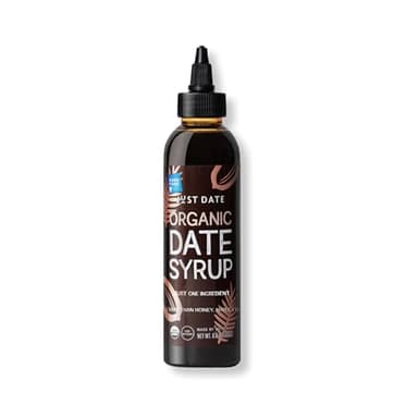 Just Date Syrup : Organic Date Sweetener | One 8.8 OZ Squeeze Bottle I Low-Glycemic, Vegan, Paleo | 1 Ingredient : 100% Organic Medjool Dates