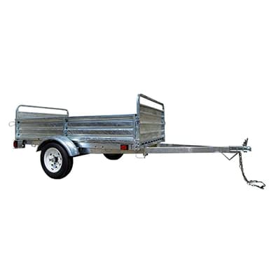 DK2 4.5 ft. x 7.5 ft. Single Axle Hot-Dipped Galvanized Multi-Utility Trailer