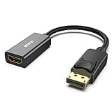 BENFEI 4K DisplayPort to HDMI Adapter, Uni-Directional DP 1.2 Computer to HDMI 1.4 Screen Gold-Plated DP Display Port to HDMI Adapter (Male to Female) Compatible with Lenovo Dell HP and Other Passive