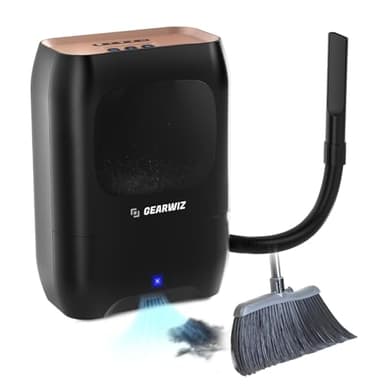 Gearwiz Touchless Automatic Electric Vacuum Dustpan with Nozzle Attachment – Hands-Free, Multi-Mode Floor Cleaner for Professional Use