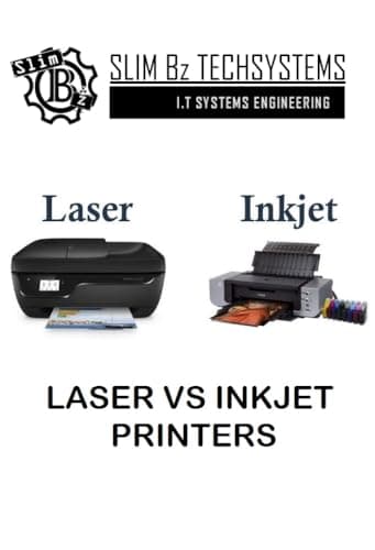 LASER VS INKJET PRINTERS: Undertanding the differences between Laser and Inkjet Printers