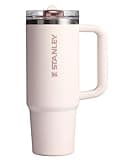 Stanley Quencher ProTour Flip Straw Tumbler with Leakproof Lid 30 oz | Built-In Straw & Handle | Cupholder Compatible for Travel | Insulated Stainless Steel Cup | BPA-Free | Rose Quartz