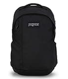 JanSport Station Pack – Large Backpack with Side Access Padded Laptop Sleeve, Dual Water Bottle Pockets, and Organizer Loft Pocket, Black