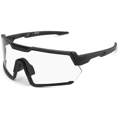 Awdchny Photochromic Z87 Sunglasses for Men Women Safety Sports Sunglasses for Running Cycling ANSI Z87 TR90 Frame UV400 Protection 8001