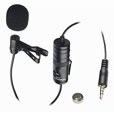 Vidpro XM-L External Microphone for Canon VIXIA HF R700 Camcorder Wired Lavalier microphone with 20' Audio Cable - Transducer type: Electret Condenser