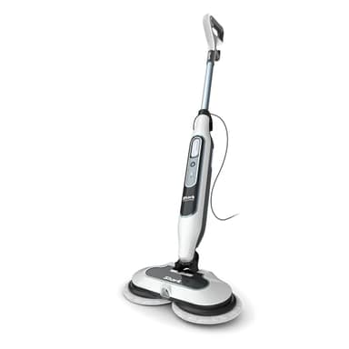 Shark S8200 Steam & Scrub Steam Mop with Steam Blaster Technology All-in-One Hard Floor Steam Mop with 2 Steam Modes, White (Renewed)