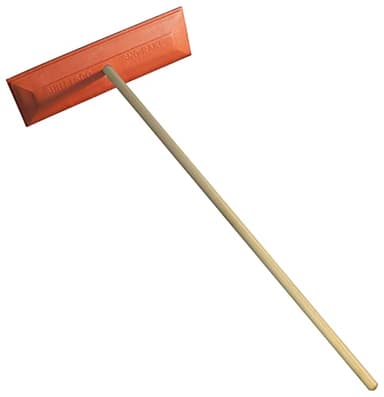 Commercial SHUTTSCO Heavy Duty Snow SNO RAKE Brush Broom Vinyl Coated Scratch Free Plastic for CAR LOT AUTO DEALERSHIP Dealer Supplies
