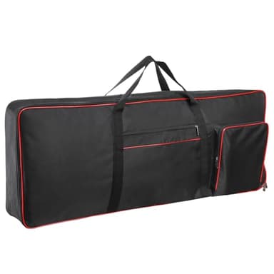 Okllen 61 Key Keyboard Gig Bag Case,Portable Durable Keyboard Piano Waterproof 600D Oxford Cloth with 10mm Cotton Padded Case Gig Bag