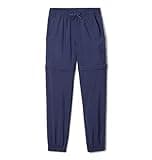 Columbia Youth Girls Silver Ridge Utility Convertible Pant, Nocturnal, X-Large