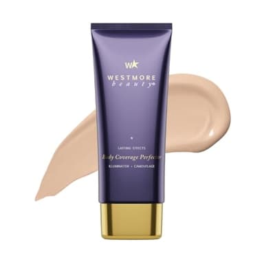Westmore Beauty Body Coverage Perfector – Waterproof Leg & Body Makeup/Bronzer For Women - Best Tattoo Cover Up Makeup & Tattoo Concealer - 3.5 Oz Light Radiance
