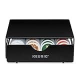 Keurig Slim Non-Rolling Storage Drawer, Coffee Pod Storage, Holds up to 24 Keurig K-Cup Pods, Black, Storage Drawer - 24ct, 9.2 x 3.3 x 12.2 inches
