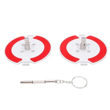 WALFRONT Aluminum Alloy NAB Adapter 10Inch 12Inch Universal Fit Secure Locking Mechanism for NAGRA T TI QGB Reel to Reel Audio Metal Tape