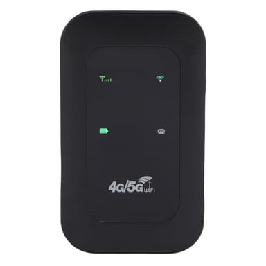 4G 5G Portable WiFi Hotspot Mobile Router with 3200mAh Battery & SIM Card Slot for Travel Home 300Mbps High Speed Supports 10 Devices