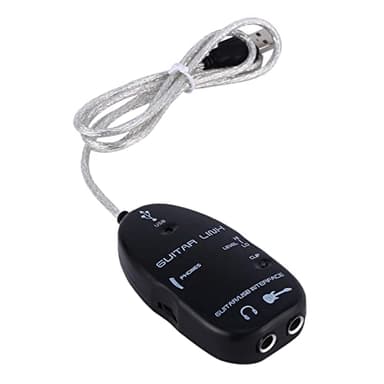 ZJchao RockSmith Cable, Guitar to PC Interface, USB Guitar Link Cable, Easy Plug and Play, Compatible with (SP2 and above), Vista, OS 8.5 or above