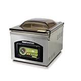 VacMaster VP220 Commercial Chamber Vacuum Sealer for Sous Vide, Liquids, Powders, Food Storage, 110V, Maintenance-Free Air Pump with 12.25” seal bar