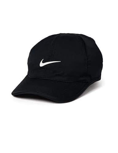 Nike Dri-Fit Club Unstructured Featherlight Cap, Black/White, Medium/Large