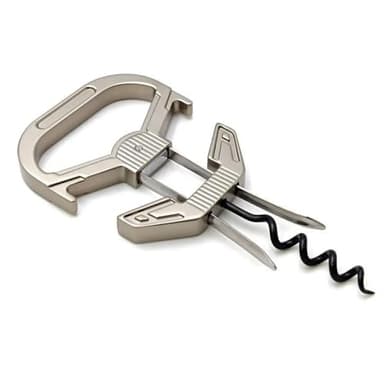 Professional Wine Opener for Vintage Bottles - Hybrid Corkscrew & Ah-So Cork Puller Set, 304 Stainless Steel Two-Prong Remover for Fragile Old Corks, Recognized by Sommeliers