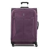 Travelpro Tourlite Softside 29" Expandable Luggage with 4 Spinner Wheels, Lightweight Suitcase, Checked Large, Deep Purple