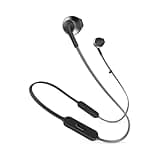 JBL Tune 205BT - Wireless Earbud Headphones, in Ear Bluetooth Headphones with Microphone, up to 6-Hour Battery, Works with Android and Apple iOS (Black)