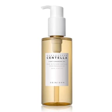 SKIN1004 Madagascar Centella Light Cleansing Oil 6.76 fl.oz, 200ml | Gentle Oil Cleanser for Face, Korean Facial Cleanser, Double Cleansing