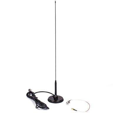 Authentic Genuine Nagoya UT-72 Super Loading Coil 20-Inch Magnetic Mount (Heavy Duty) VHF/UHF (144/430Mhz) Antenna PL-259, Includes Additional SMA Adaptor for BTECH and BaoFeng Handheld Radios