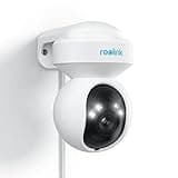 REOLINK 4K PTZ Outdoor PoE IP Camera with 3X Optical Zoom, 355° Pan & 50° Tilt, Auto Tracking, Color Night Vision, Human/Vehicle/Pet Detection, 2 Way Talk, E1 Outdoor PoE