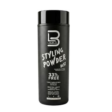 L3 Level 3 Styling Powder - Natural Look Mens Powder - Easy to Apply with No Oil or Greasy Residue (Small - 30 Grams)