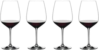 Riedel Exclusive Vinum Extreme Set of 4 Wine Glasses, Red Wine, Ideal For Cabernet, Bourdeaux