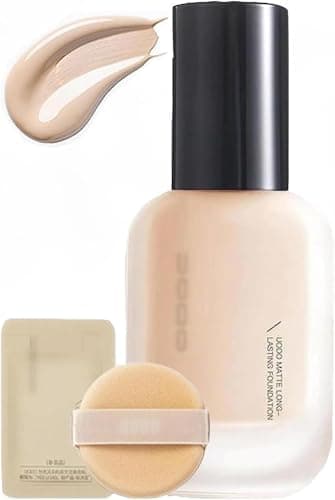 UO-DO Liquid Foundation, Moisturizing Light Matte Long Lasting Hydrating Waterproof and Light Long-Lasting Foundation for All Skin Types (W03 Warm Skin, Oil Control)