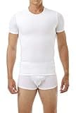 Underworks Mens Extreme Gynecomastia Chest Binder Girdle T-Shirt Medium White