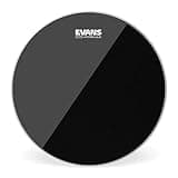 Evans Drum Heads - Hydraulic Black Tom Drumhead, 12 Inch