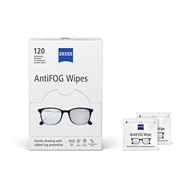 ZEISS AntiFOG wipes, 120 count