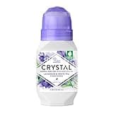 Crystal Mineral Deodorant Roll-On, Lavender & White Tea, Purple, 2.25 Fl Oz