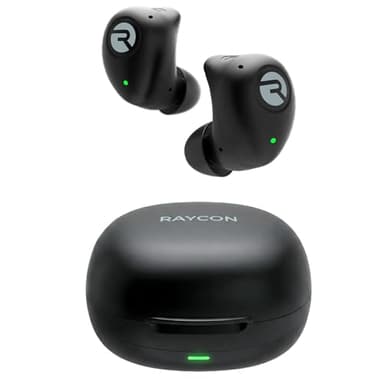 Raycon Fitness Bluetooth Wireless Earbuds + Microphone with Active Noise Canceling, Sweat & Water-Resistant Earphones, Running Headphones, Ear Buds Wireless Bluetooth 56 Hours Playtime (Black)