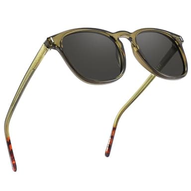 PRIVEL XXL Size Extra Large 159MM Polarized Square Round Sunglasses Big Wide Heads Men UV400 Protection Glasses (PMX015P-2)