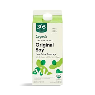 365 by Whole Foods Market, Organic Unsweetened Soymilk, 64 fl oz