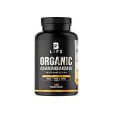 B Life Company Vegan Pure Organic Ashwagandha Powder KSM-66 Extract and Organic