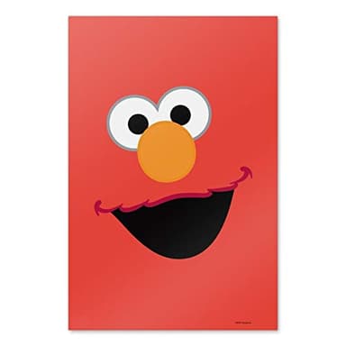 GRAPHICS & MORE Sesame Street Elmo Face Wall Art Picture Paper Poster Décor Home Decoration