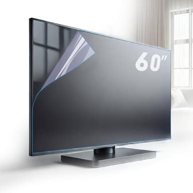 TYRHMY 60 Inch Anti Glare TV Screen Protector Matte Finish for Glare Reduction, Reflection Control, and Optimising glare on TV screens, Blue Light Filter