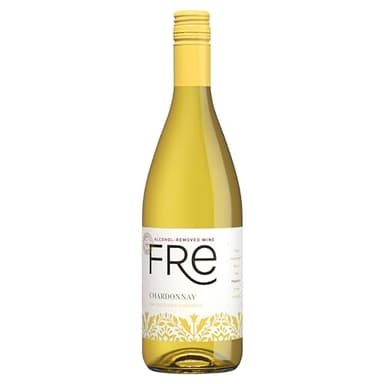 FRE Chardonnay White Wine, Alcohol-Removed, 750mL Wine Bottle