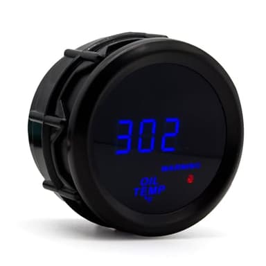 SINCO TECH Car Digital Gauge 52mm Blue LED Automobile Meter… (Oil Temp 104-302F)