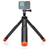 SOONSUN 4in1 Floating Selfie Stick Tripod for GoPro Hero 13 12 11 10 9 8 7 6 5 4 3 Session Max, AKASO, SJCAM Action Camera - As Waterproof Extension Monopod Pole Floating Handle Grip Tripod Stand