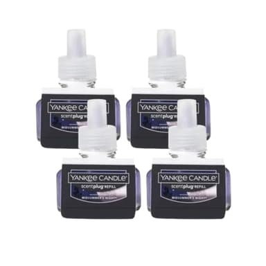 Yankee Candle Scent Plug Refill, Midsummer Night (Pack of 4)